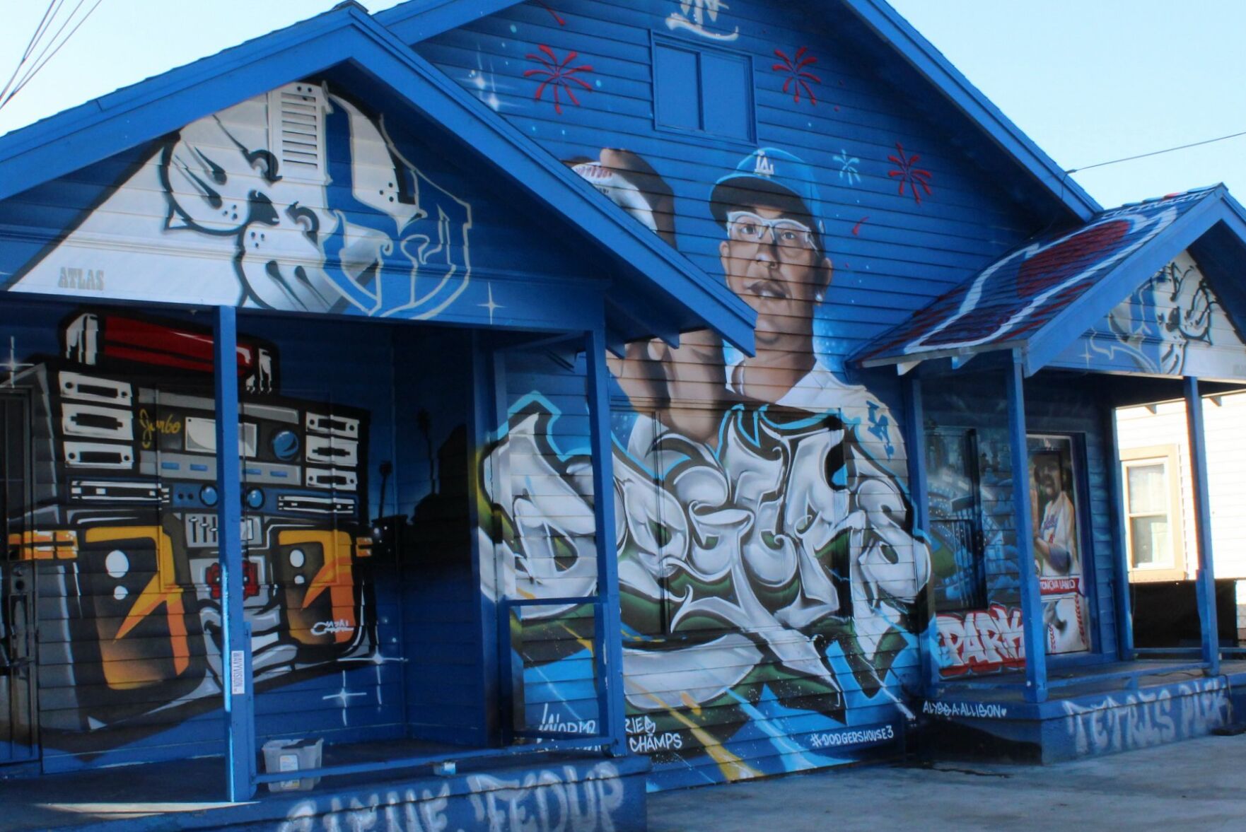 East LA Dodgers House.